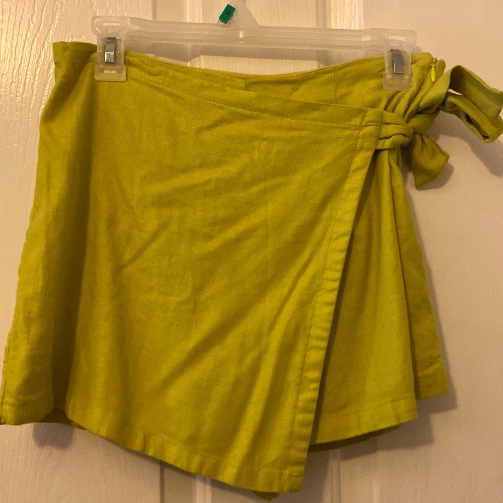 Vibrant Yellow Skort
